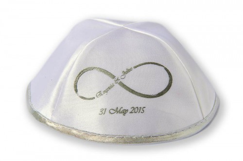 Printed Satin Kippot 154